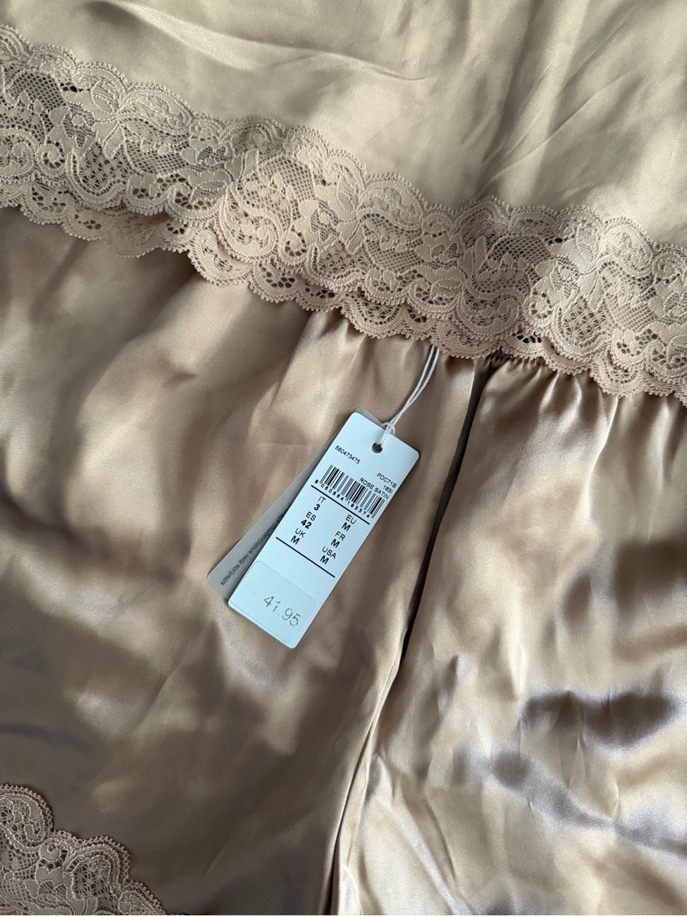 Intimissi Rose satin Lace-Trim Satin Cami & Short Sleep Set - Picture 2 of 3